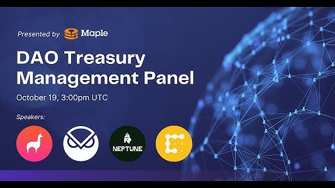 DAO Treasury Management Panel