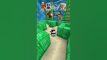 Closing One Door - Go through the Labyrinth VS Italian Brainrot Mobs #minecraft #italianbrainrot