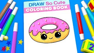 coloring donut colors