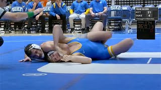 174lbs Matt Finesilver (Duke) techvfall Hunter Kernan (Pitt)