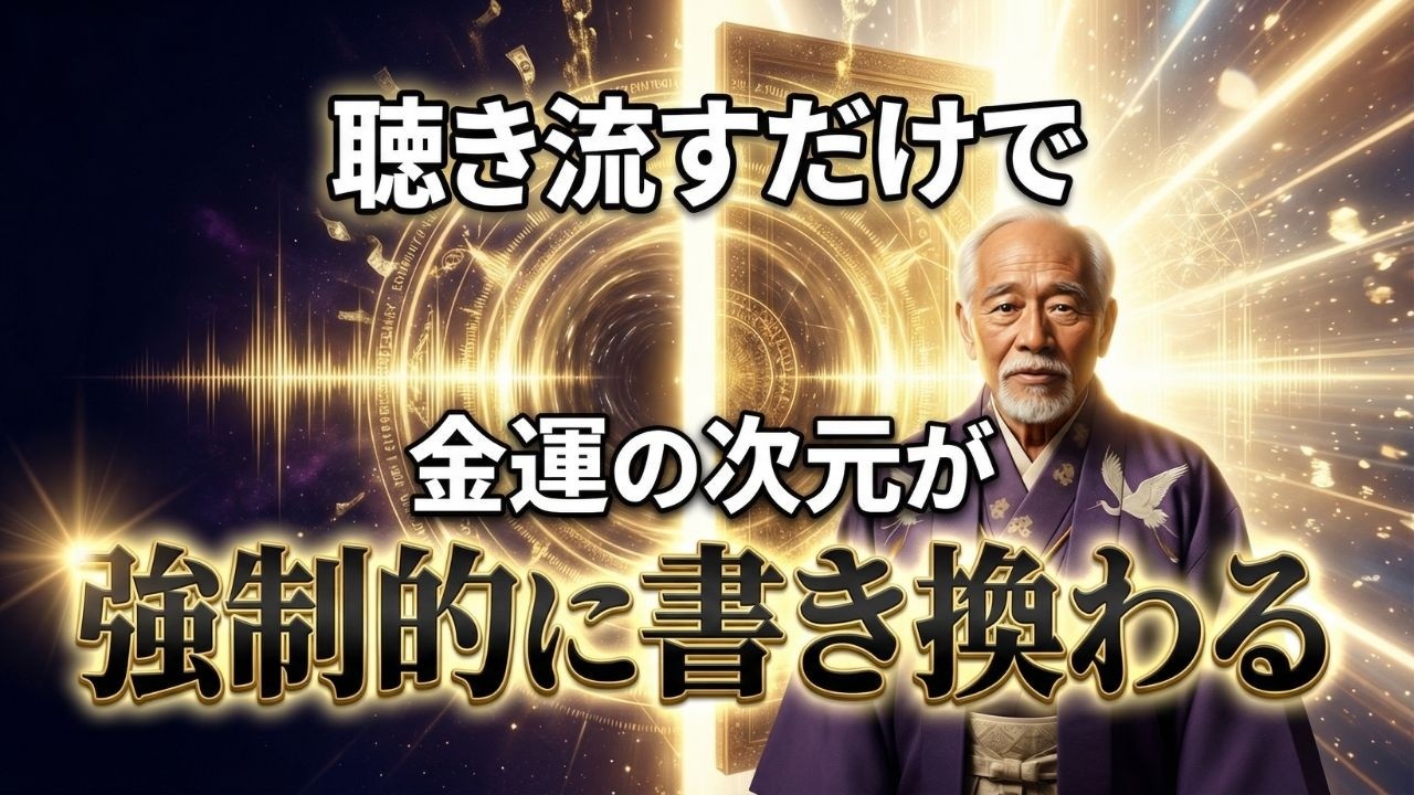 【緊急】この動画を再生した瞬間、あなたの金運が強制的に書き換えられます。途中で閉じたら一生貧乏のまま終わります