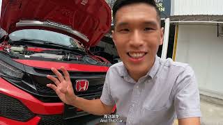 Vlog 自我进口 Fk8R 最原装的车况 期待下一改 Honda Is The Besttt Honda Civic Type R