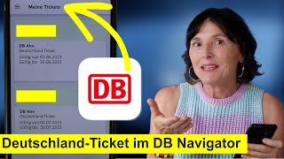 Deutschland-Ticket in der App DB Navigator und der virtuelle Assistent der Deutschen Bahn. screenshot 5