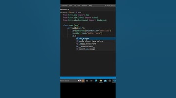 Create app using python kivy