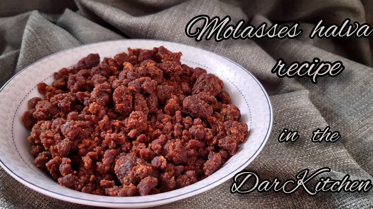 Bəhməz ( doşab ) halvası▫️Pekmez helvası▫️Molasses halva recipe▫️Mеласса халвы▫️The Dark Kitchen