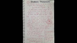 Stokes' Theorem