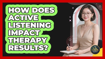 How Does Active Listening Impact Therapy Results? - The Life Coach Expert