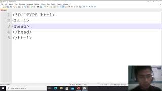 Pemrograman web | Struktur html