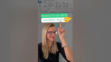 Nunca foi tão fácil consolidar dados#excel #finanças #contabilidade