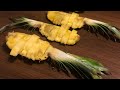 طريقة تقطيع وتقديم الأناناس عروسة الفواكه 🍍/   Pineapple  🍍