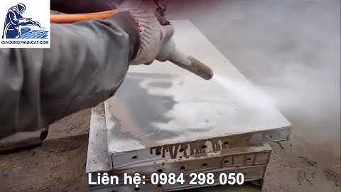 Nhà thầu phun cát làm sạch cốp pha nhôm