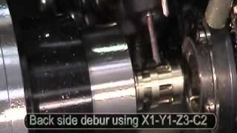 Citizen C32 - Hydraulic Component Demo MachineTools.TV
