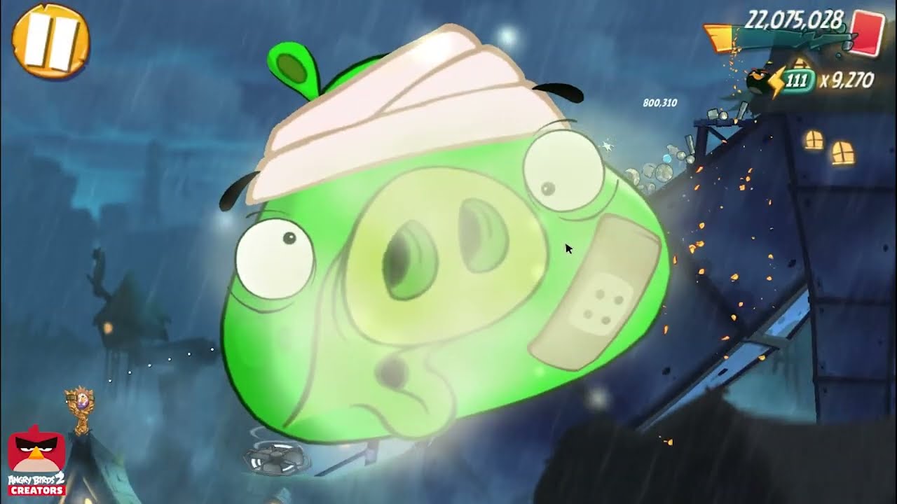 Conquer Level 210 with Angry Birds 2's Terrifying Pig Boos!