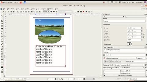 Scribus Tutorial part2 Little Kites Activity