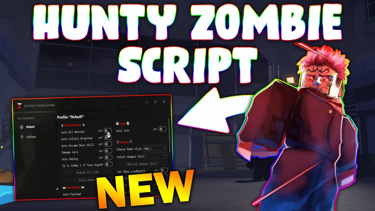 *NEW* Hunty Zombie Script (PASTEBIN 2025) ( AUTOFARM , AUTO SKILL, ESP ...