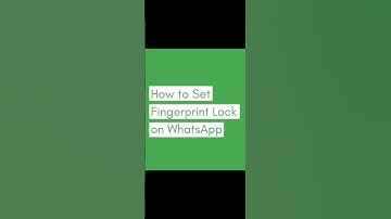 How to set fingerprint lock on whatsapp....whatsapp par fingerprint lock kaise lagaye