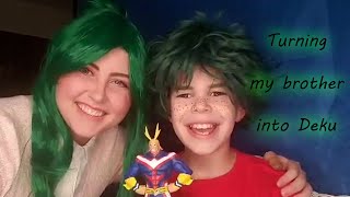 Turning my Brother into Deku