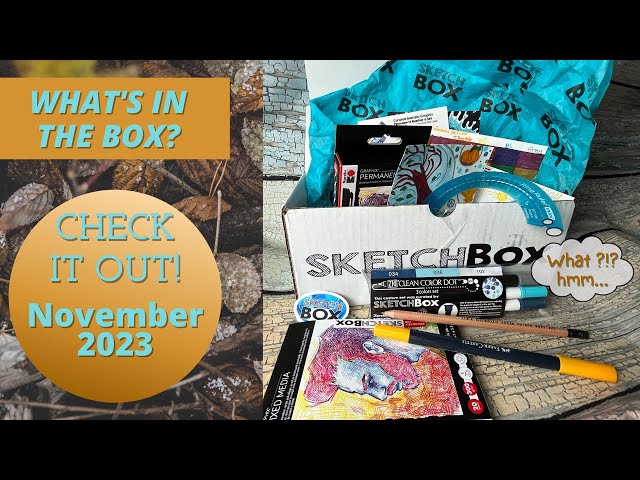 January 2023 Sketchbox Unboxing and Review 