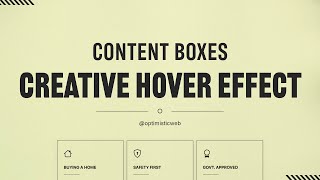 Creative Content Box Layout With Css Hover Effect