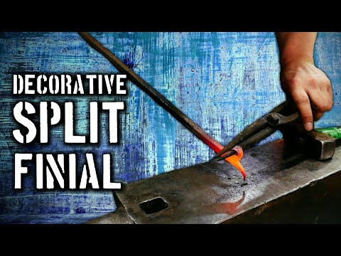 forging-a-decorative-split-end-finial