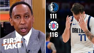 FIRST TAKE | Stephen A. STRONG REACTs to Clippers punched back against Mavericks defense in Game 4