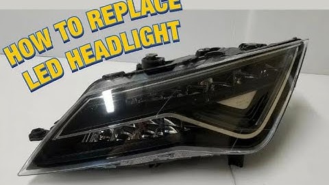 HOW TO REPLACE A SEAT LEON HEADLIGHT *STEP BY STEP* MK3 LED HEADLIGHT FR *SIMPLE*