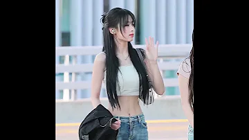 OMG Ahyeon S Abs At The Airport Left Everyone SHOCKED Ahyeon BabyMonster AhyeonAbs 
