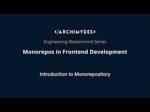 What Are Monorepos?