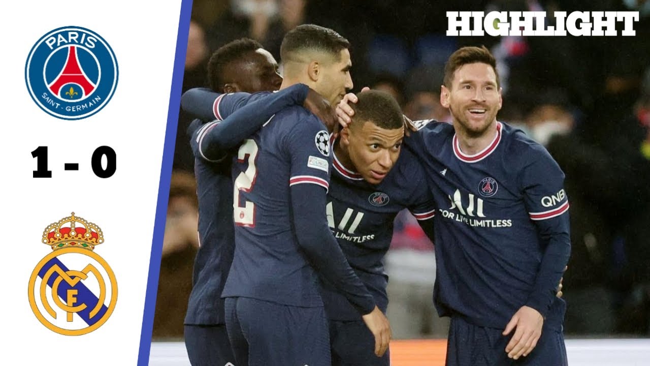 PSG vs Real Madrid 1-0 All Goals &amp; Highlights Extended Liga Champions ...