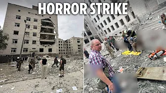 Russian strike kills 49 in ballistic missile blitz on Ukraine military academy & hospital thumbnail