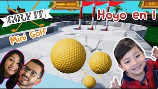 Hoyo en 1 en Golf It | Mini Golf 3D con la Bolita Amarilla | Juego Divertido screenshot 1