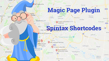Magic Page Plugin Training Basic Features - Spintax Shortcodes - Bulk Landing Page Creator