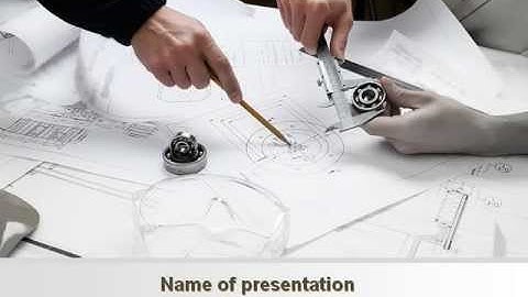 Mechanical Engineering PowerPoint Template by PoweredTemplate.com