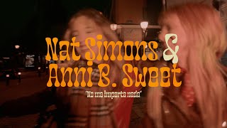 Video thumbnail of "Nat Simons & Anni B Sweet - No Me Importa Nada"