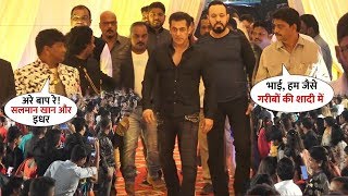 Salman Khan SURPRISE Macho Entry 4 His Poor Makeup Man Raju's Son Wedding | Everyone was shocked