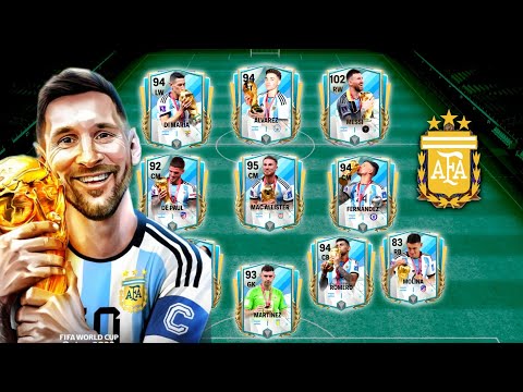 I Built World Cup Winning Argentina Special Squad! FC Mobile 24