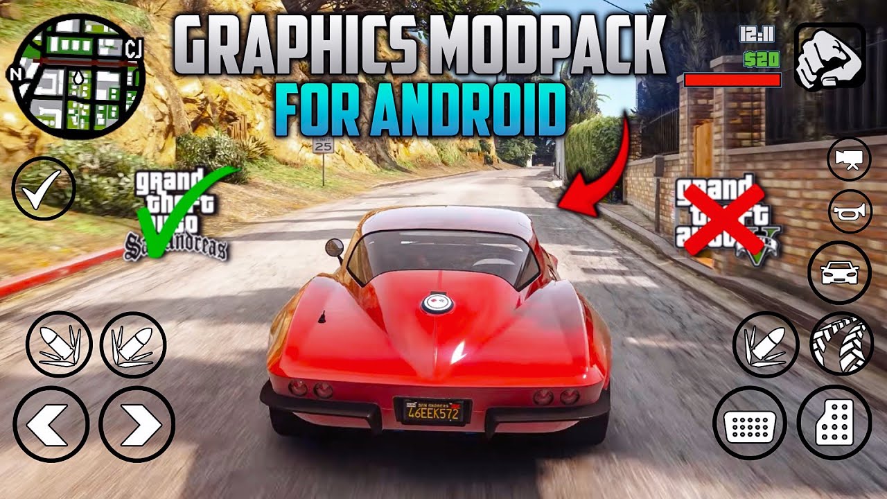 GTA SA HIGH GRAPHICS MODPACK FOR ANDROID | SUPPORT ALL DEVICES