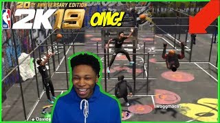 NBA 2K19 CAGES SLAM-BALL GAMEPLAY | FORGET DUNKING I'M SHOOTING GREENS!!! screenshot 5