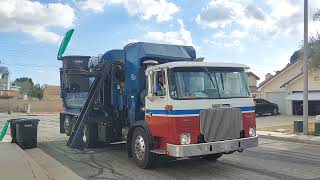 CR&R Autocar ACX Amrep ASL on Heavy Yard Waste