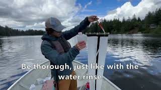 How to Take a Zooplankton Sample