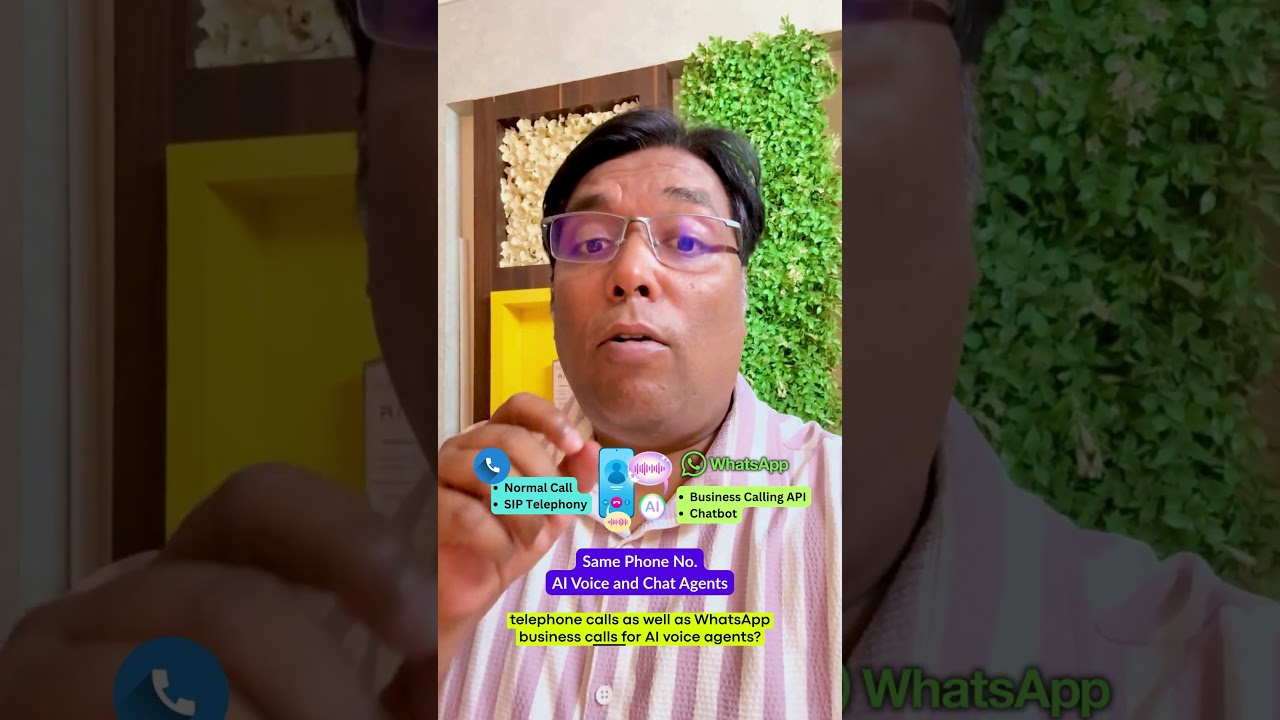 One Phone Number for AI Calls, WhatsApp Calls & Chatbots | AI Voice Agents India