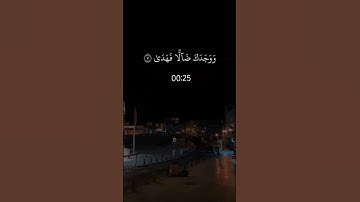 القارئ سعد الغامـدي سورة الضحى