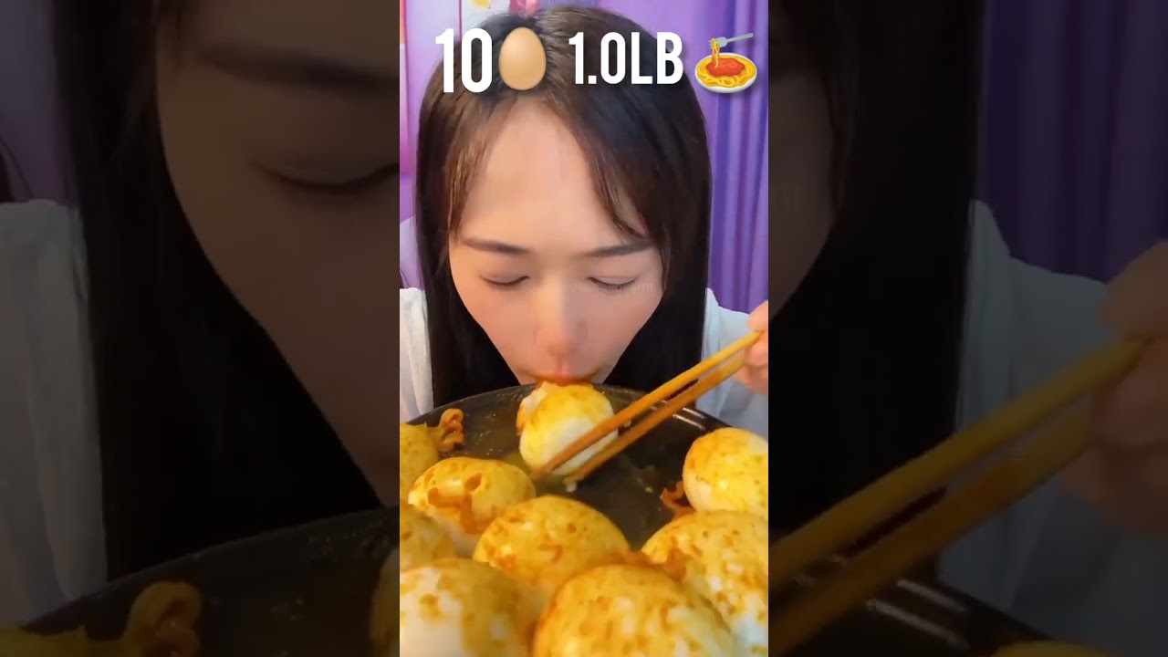 Fast Eating Challenge ( 10 eggs, 1.0 lb ramen ) | #asmr #food #funny #eating #shorts