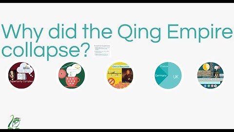 Why did the Qing Empire collapse?