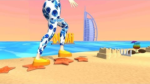 ASMR Tippy Toe 🌈👑 | Tippy Toe Android/iOS Gameplay All Levels Part - 7 |🌀 4K