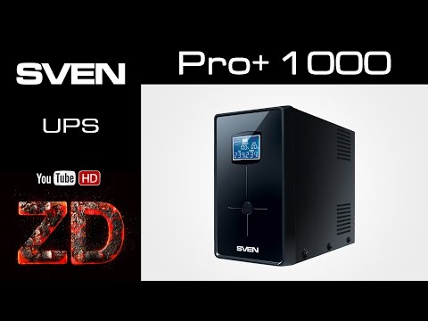 Обзор источника бесперебойного питания SVEN Pro+ 1000