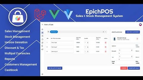 Point of Sale Intro Video - How to operate
