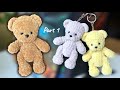 Tiny Teddy Bear Keychain Crochet Tutorial Part 1 Cute Amigurumi Subtitles Dubbing 