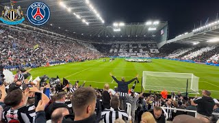 Newcastle United vs. PSG - Champions League Anthem & Atmosphere at St. James Park