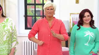 Belle by Kim Gravel Coastal Crop Perfect Ponte Pants on QVC